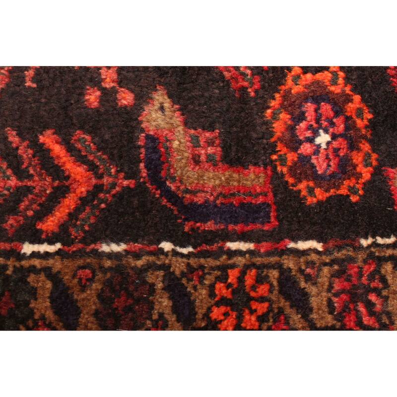 ECARPETGALLERY Hand-knotted Andelz Red Wool Rug - 4'4 x 6'6