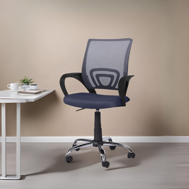 Ergonomic Breathable Mesh Office Chair – Adjustable Design with Lumbar Support and Enhanced Mobility with 360° Swivel Wheels