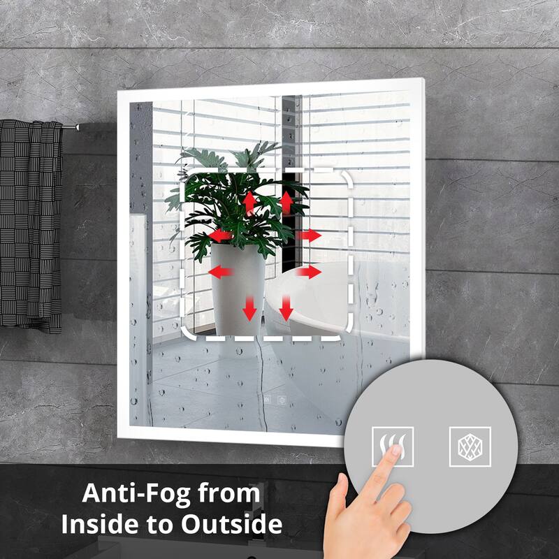 Aurorium LED Bathroom Vanity Mirror - N/A