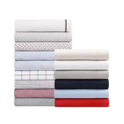 Tommy Hilfiger Printed Cotton Percale Sheet Set