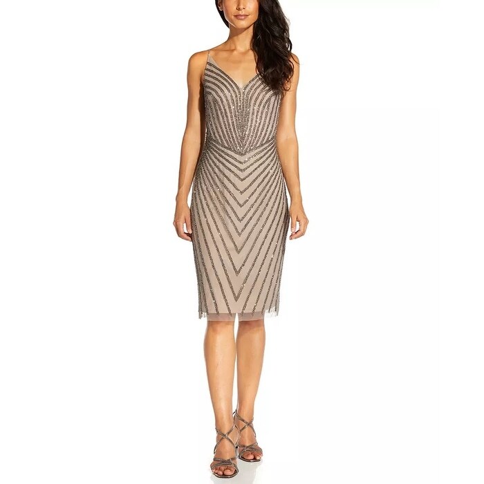 structured cape sheath dress