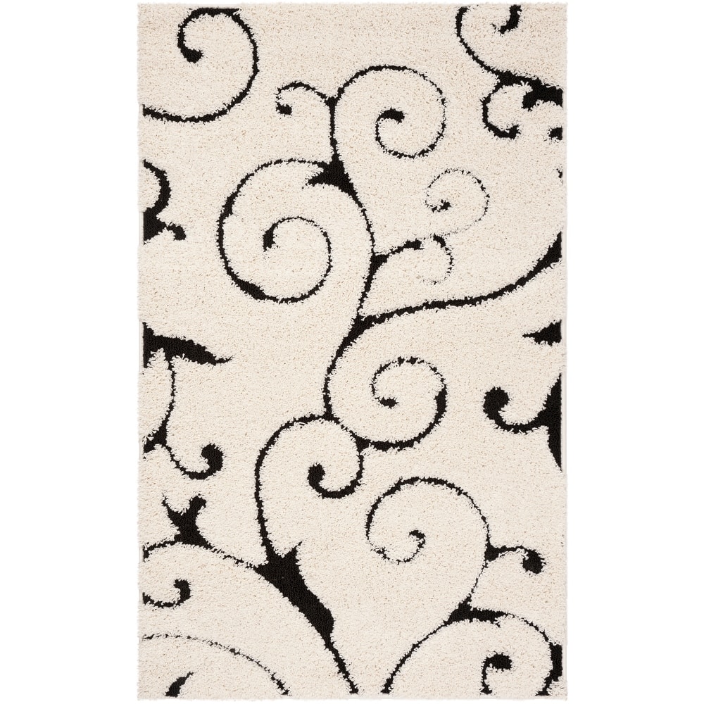 SAFAVIEH Florida Ryung Shag Scroll 1.2-inch Thick Textured Rug