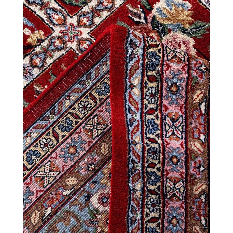 Tabriz One-of-a-Kind Hand-Knotted Area Rug, Red - 8' 3" x 11' 9"
