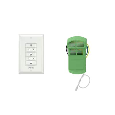 Hunter Universal Fan-Light Wall Control with Receiver