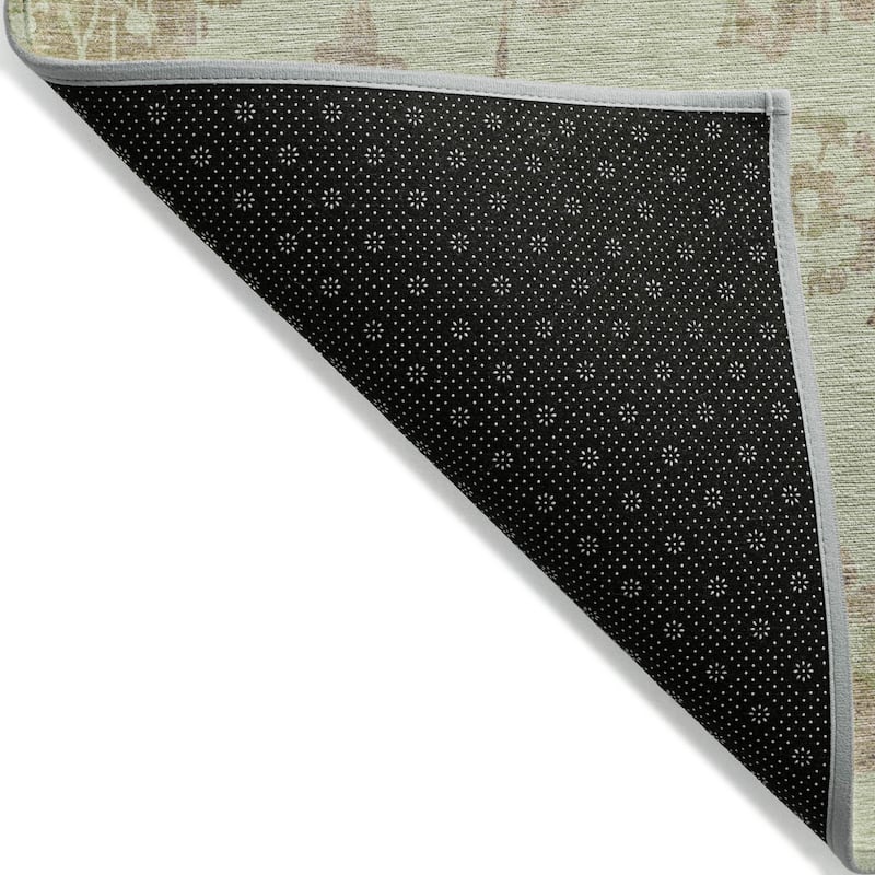 HomeRoots Floral Transitional Rectangle Outdoor Rug