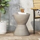preview thumbnail 1 of 7, Yadira Lightweight Concrete Side Table by Christopher Knight Home