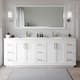 Option White / Giotto Quartz Top / Brushed Gold Hardware
