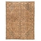preview thumbnail 1 of 7, ECARPETGALLERY Hand-knotted Antalya Vintage Khaki Wool Rug - 5'1 x 6'10
