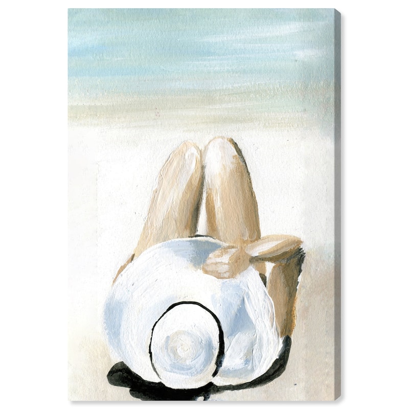 Wynwood Studio 'Private Island' Nautical and Coastal Wall Art Canvas Print Coastal - White, Blue