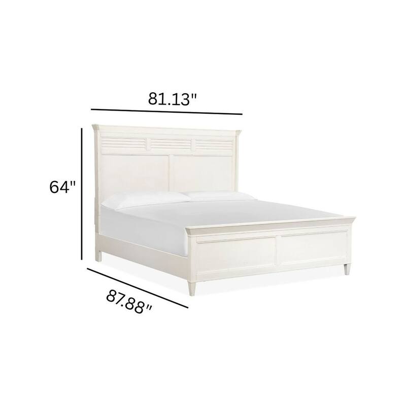 Salt Life Home Echo Isles Sea Pearl and Driftwood Classic Panel Bed
