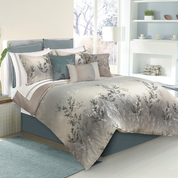 Comforter 7PC Set K Riviera Green. Opens flyout.