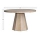preview thumbnail 2 of 4, Xavier 48-inch Round Reclaimed Pine Light Wash Pedestal Dining Table