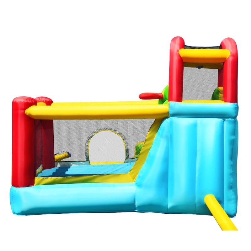 Gymax Inflatable Kids Water Slide Jumper Bounce House Splash Water - See Details