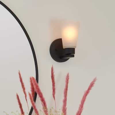 Kichler Lighting Stamos 1-Light Bathroom Indoor Wall Sconce Light