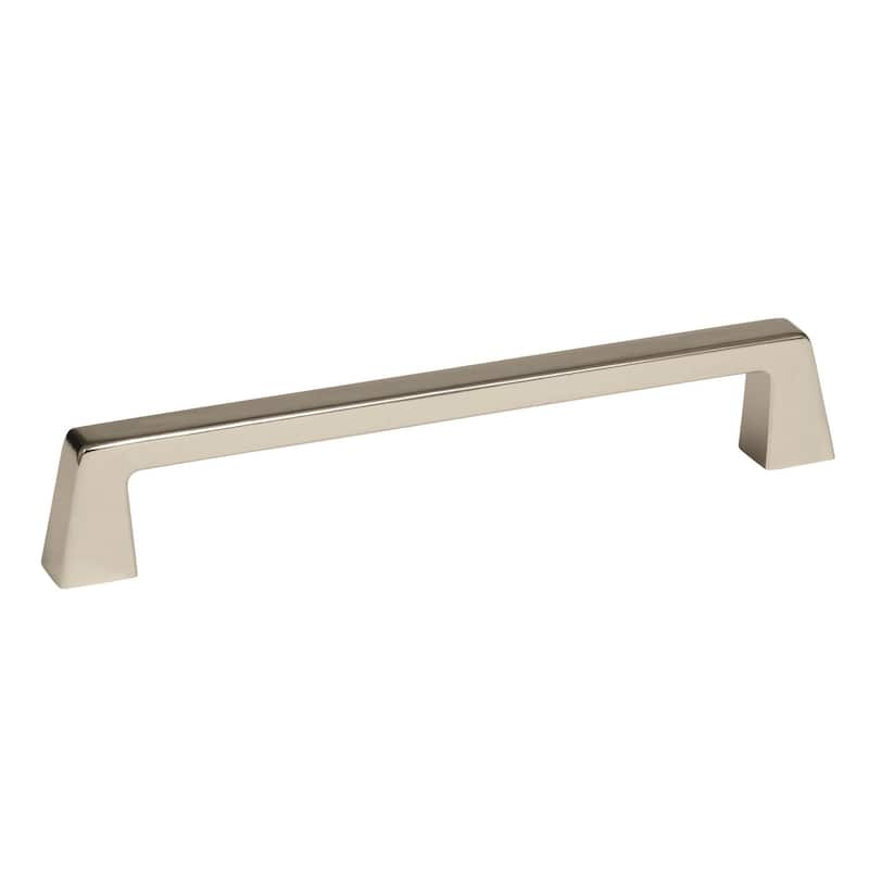 Amerock Blackrock Kitchen Cabinet Pull - 6-5/16 in Center to Center - Polished Nickel