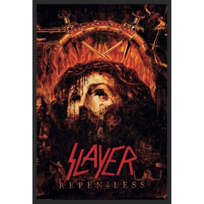 Slayer Repentless Framed Poster - 24 x 36 Inch