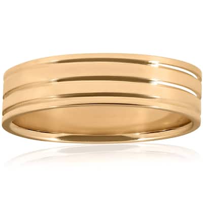 Polished Wedding Ring Yellow Gold
