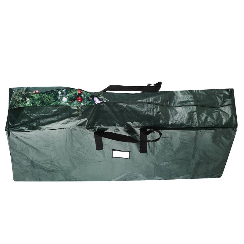 Elf Stor Green Christmas Tree Bag 7.5 Ft Premium Heavy Duty Moisture Resistant - 7.5ft Tree