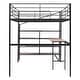 preview thumbnail 8 of 9, Kid-Friendly Design Full Size Loft Bed
