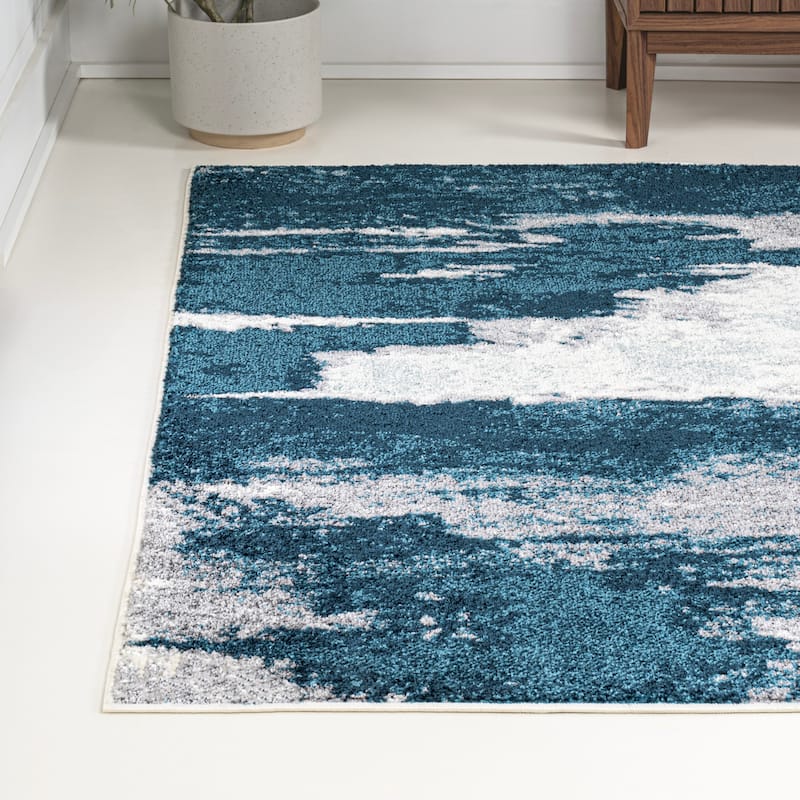JONATHAN Y Sloane Contemporary Bohemian Abstract Marble Area Rug