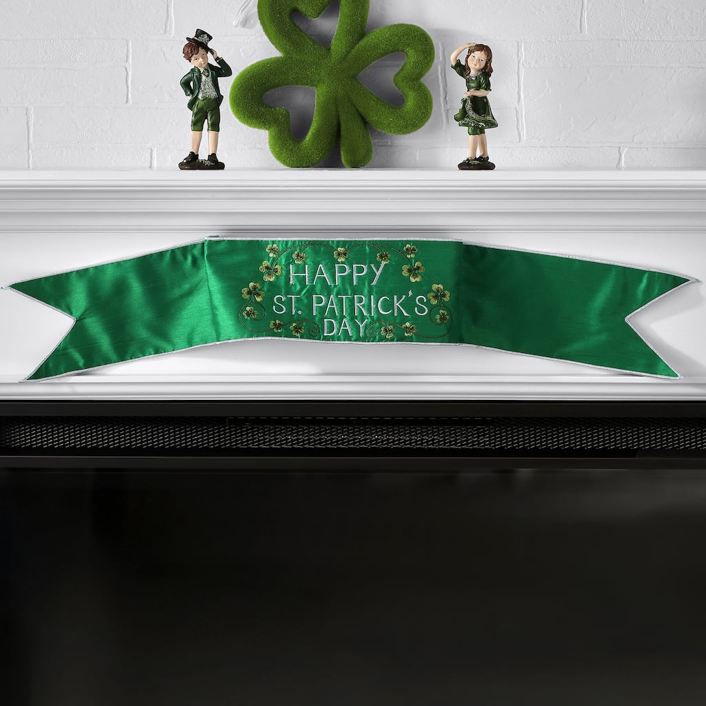6"X44" "Happy St Patrick's Day" Banner