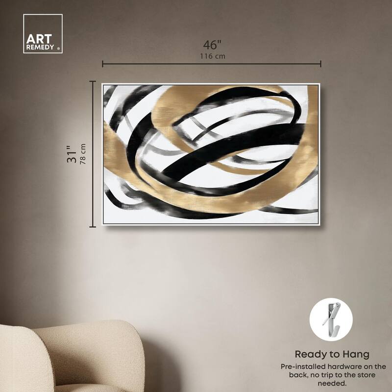 Loops of Luxury I Canvas by Art Remedy