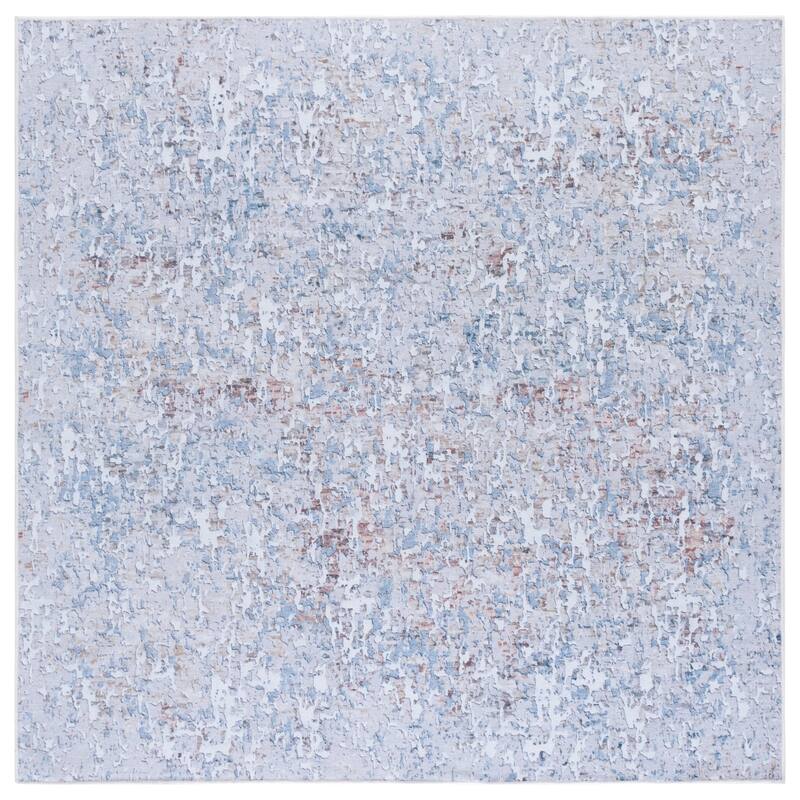 SAFAVIEH Vintage Heriz Sergej Machine Washable Rug - Grey/Blue - 6'7" Square
