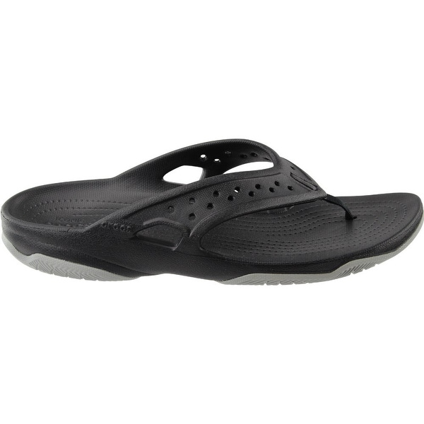 crocs men's swiftwater deck flip