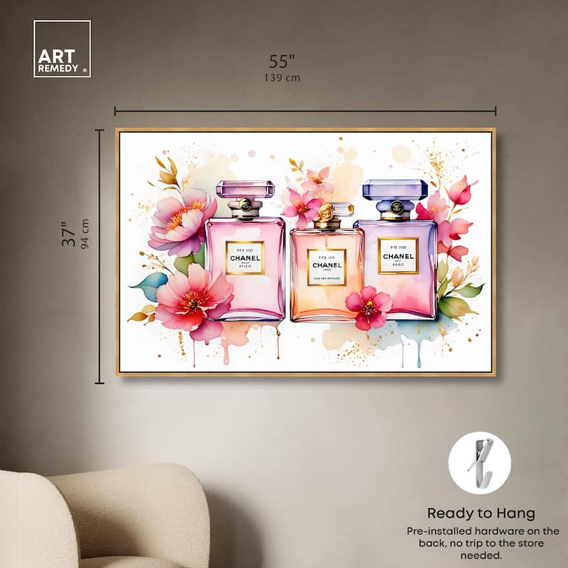 Floral Fragrance Canvas by Art Remedy
