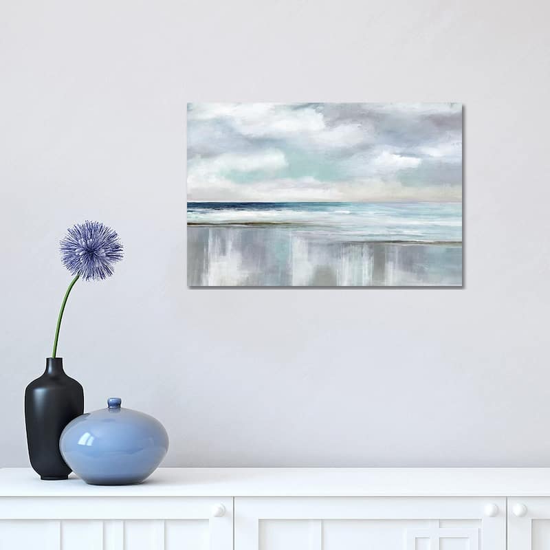 iCanvas "Cyan Sunrise" by Nan Canvas Print - 12x18x1.5
