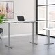 preview thumbnail 70 of 108, Move 60 Series 72W x 30D Height Adjustable Standing Desk White/Cool Gray Metallic