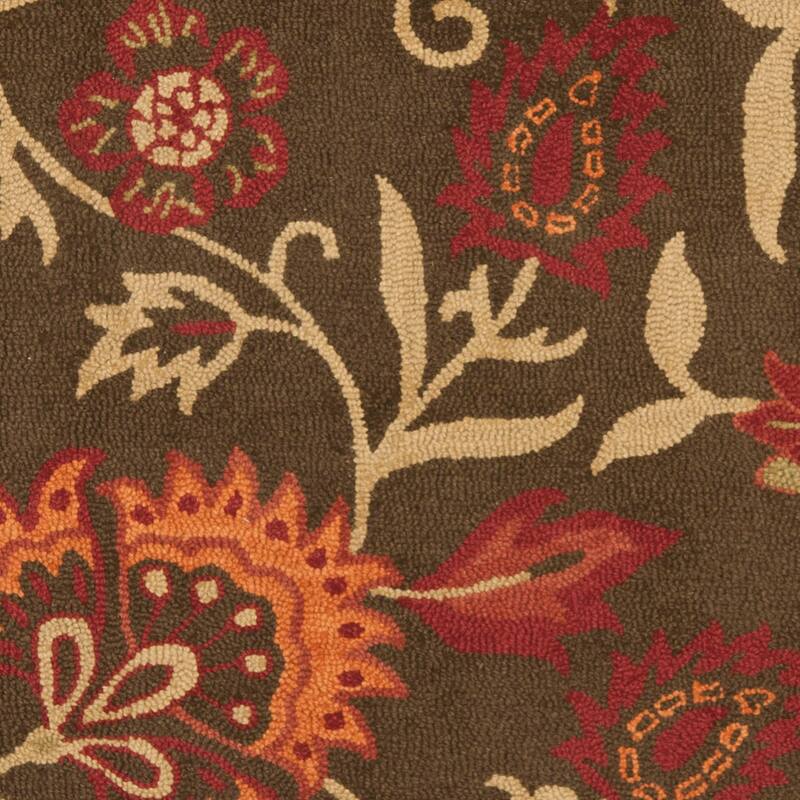 SAFAVIEH Handmade Blossom Chrissie Modern Floral Wool Rug