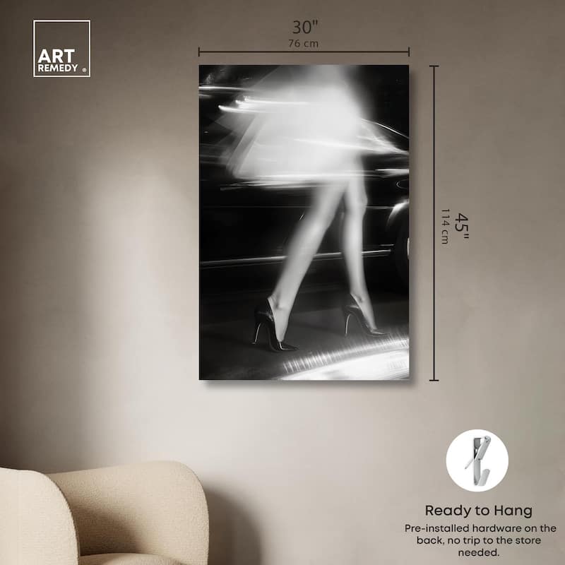 City Light's Dancer Canvas by Art Remedy, Gallery Wrapped