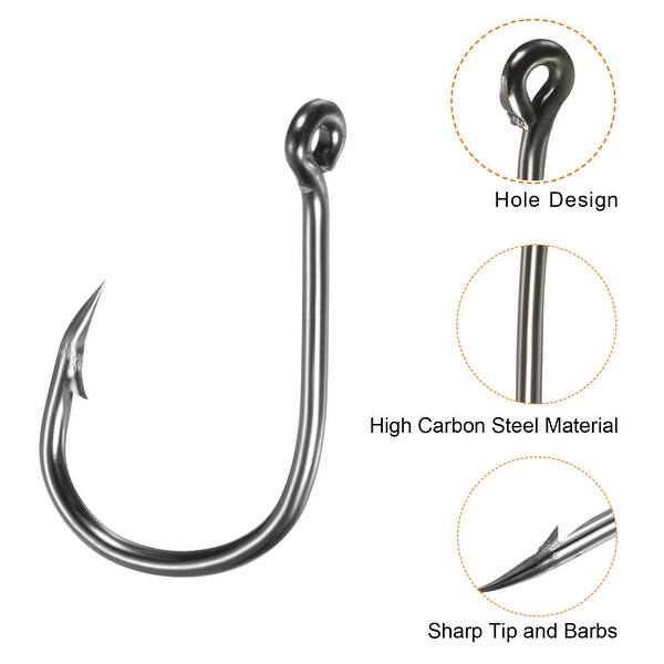 100Pcs 10 Sizes High Carbon Steel Claw Fish Fishing Hooks with Barbs - Bed Bath & Beyond - 36511740 100Pcs 10 Sizes High Carbon Steel Claw Fish Fishing Hooks with Barbs - Bed Bath & Beyond - 36511740