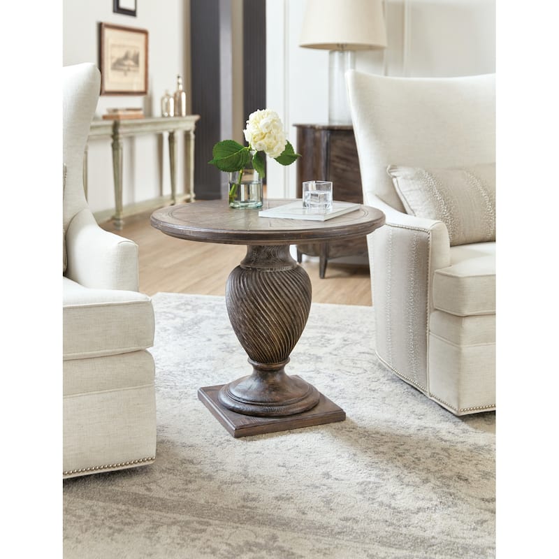 Hooker Furniture 5961-80116-END-TABLE Traditions 28" Diameter Wood End