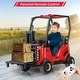 preview thumbnail 1 of 7, 12V Electric Kids Ride on Forklift Car with Tent Red