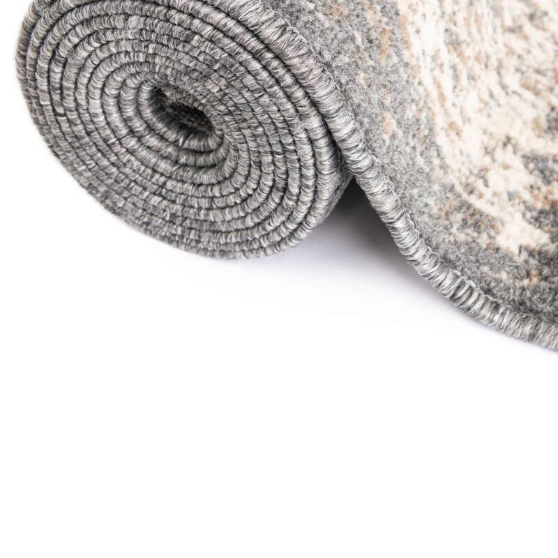 Contemporary Daisy Collection Area Rug