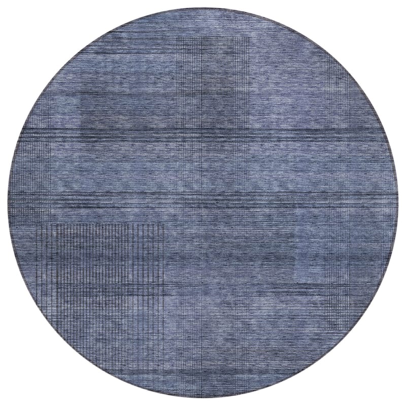 HomeRoots Striped Transitional Rectangle Outdoor Rug