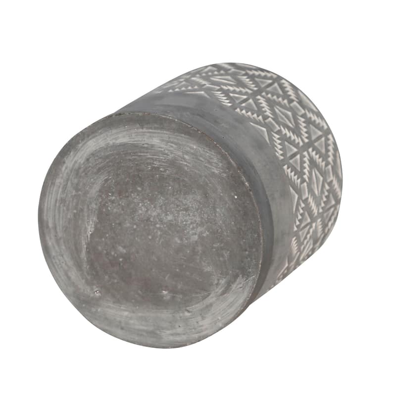 Sagebrook Home Modern Natural Cement Planter