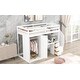 preview thumbnail 22 of 34, Twin Loft Bed with Wardrobe, Desk, Drawers, Cabinet, and Staircase, Grey