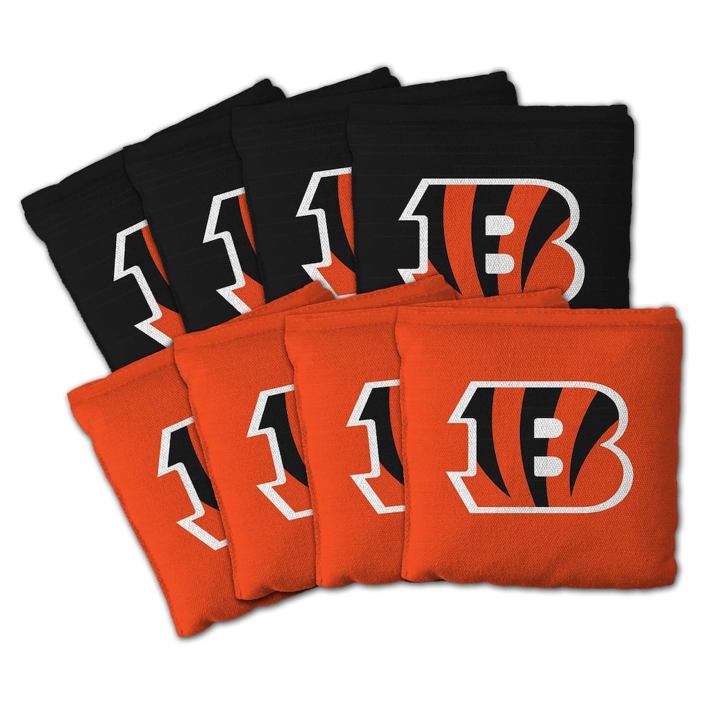 Cincinnati Bengals NFL Dual Sided Pro Stop & Slide Cornhole Bags
