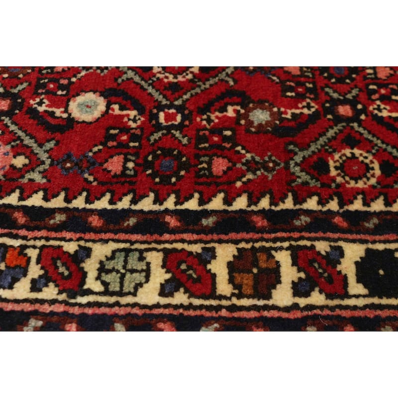 ECARPETGALLERY Hand-knotted Andelz Red Wool Rug - 2'6 x 12'7