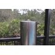 preview thumbnail 15 of 20, Hilliard 46" tall Stainless Steel and Black Patio Fountain, LED Lights - 12" x 47"