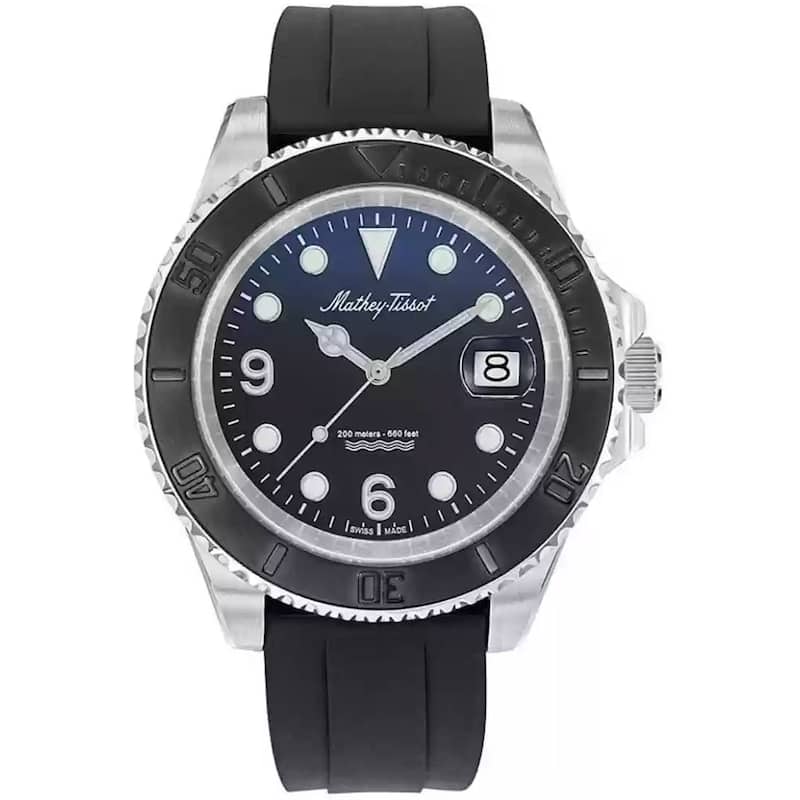 Mathey Tissot Men's Mathy Design Blue Dial Watch - H909ABU - 6 (36)