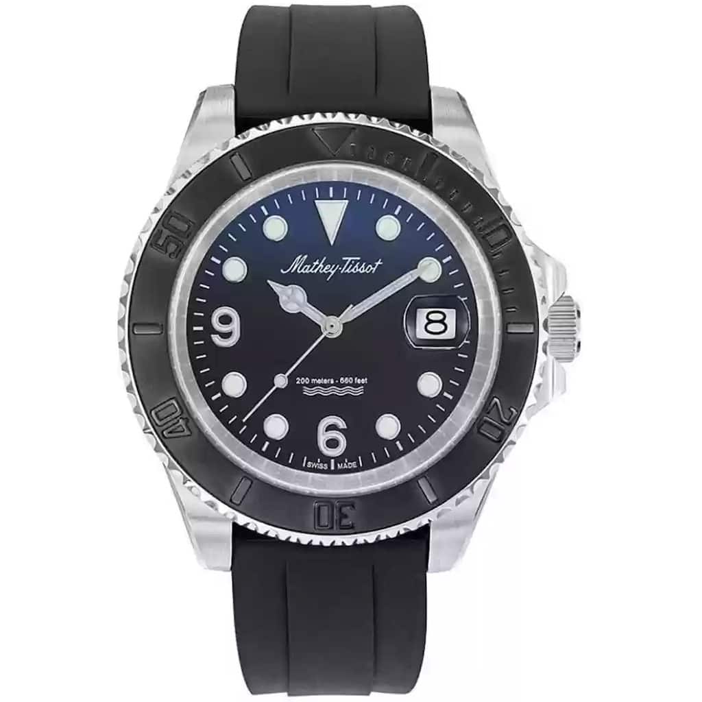 Mathey Tissot Men's Mathy Design Blue Dial Watch - H909ABU - 6 (36)