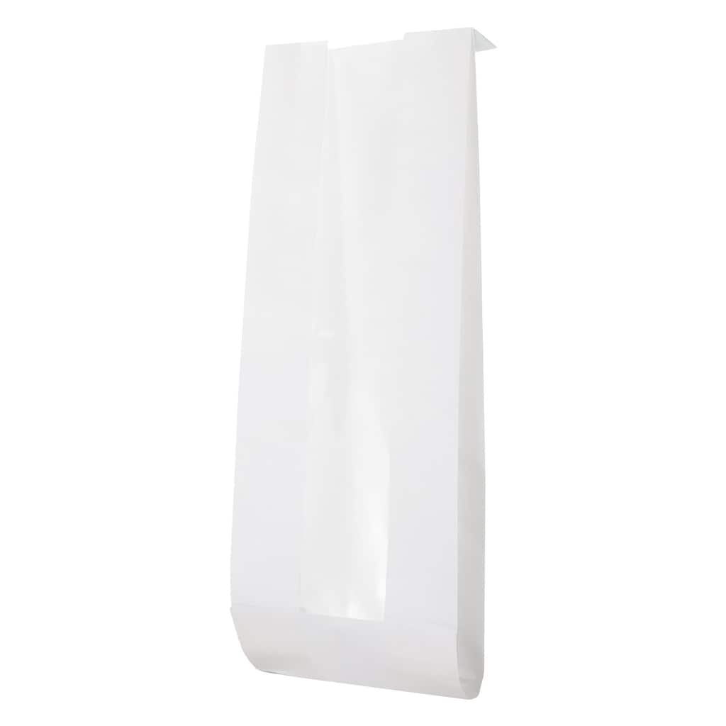 Kraft Bread Bags With Window 4x1.5x13 inches for Bakery Bread