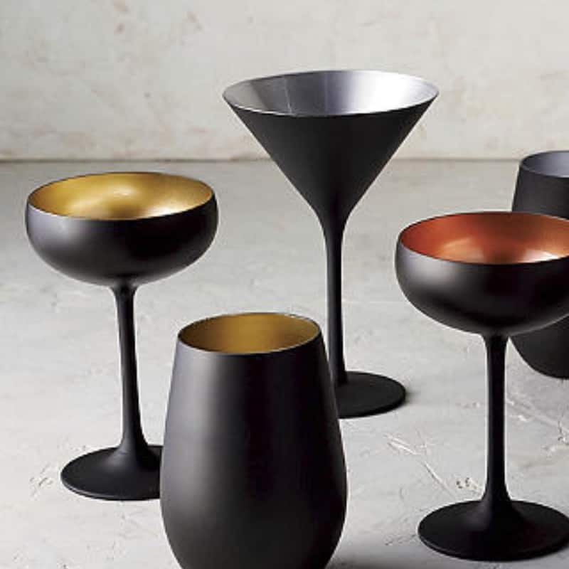 Stolzle Lausitz Set of 6 Olympia Champagne Coupe Glasses