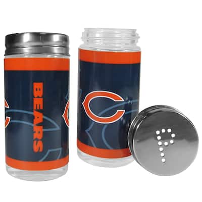 NFL Glass Salt & Pepper Shakers - Chicago Bears
