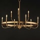 preview thumbnail 3 of 8, Maxim 14499 Frankie 9 Light 40" Wide Taper Candle Style Chandelier