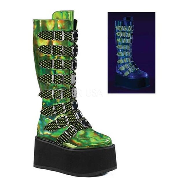 lime green cowboy boots